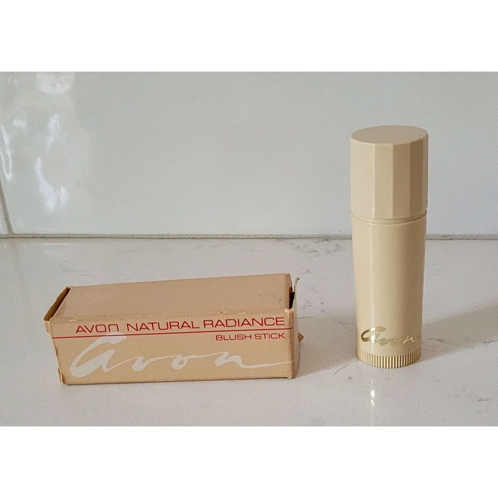 Avon Blush Sticks Natural Radiance Moon Roses 1988 Vintage New w Box READ